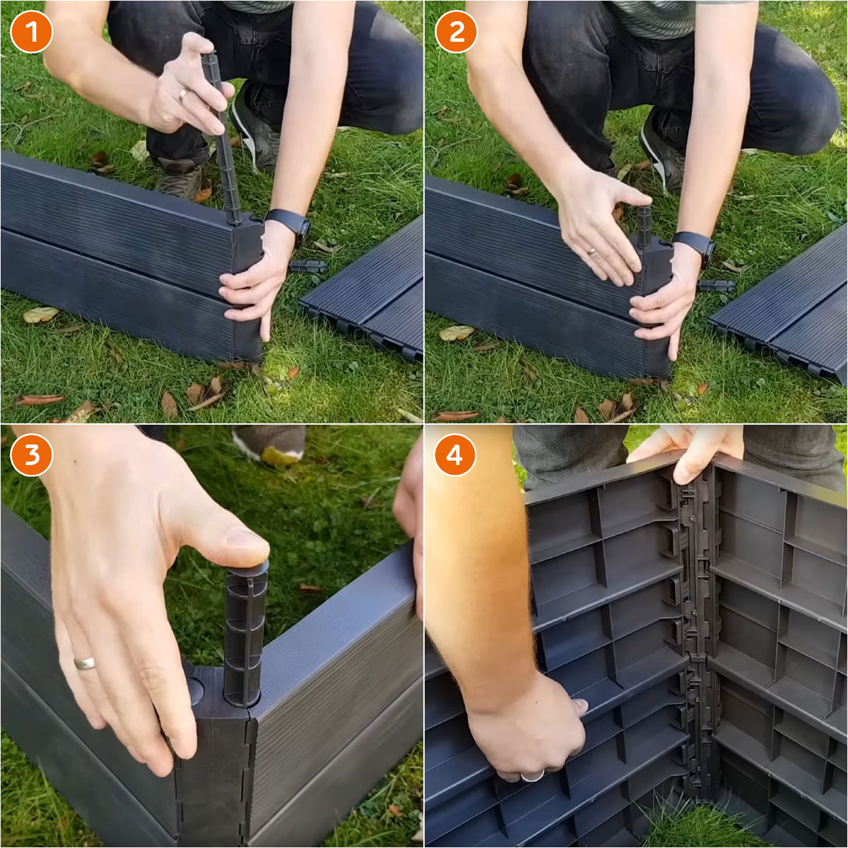 Garantia  Hochbeet Ergo Quadro U L 75 Wood, inkl. FLORA Wassersparsystem Bild 9