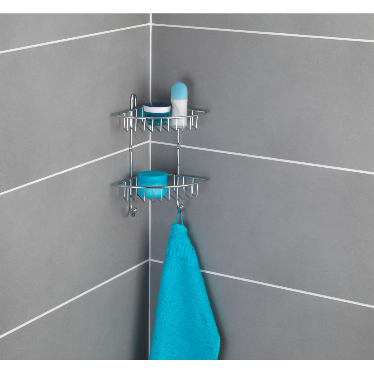 Wenko Eckregal Milano mit 2 Etagen Bild 6