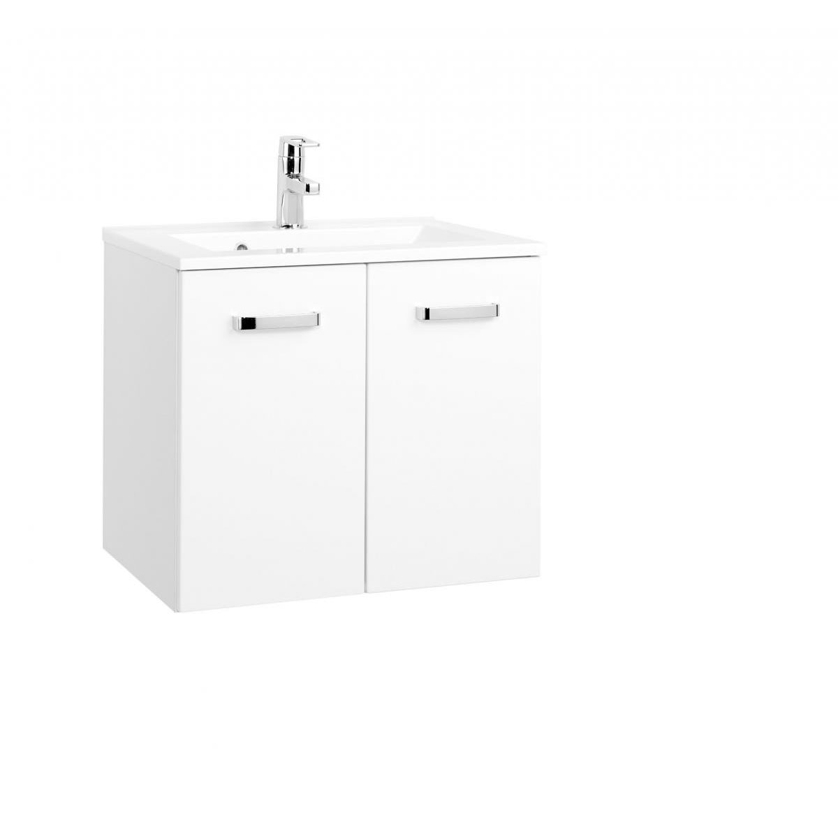 HELD Waschtisch 60 weiß hochglanz 2 Türen
