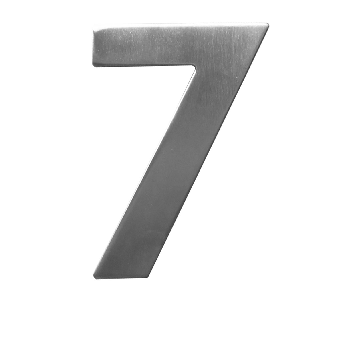 Alpertec Hausnummer 7 Edelstahl satiniert Alpertec Hausnummer 7 Edelstahl satiniert