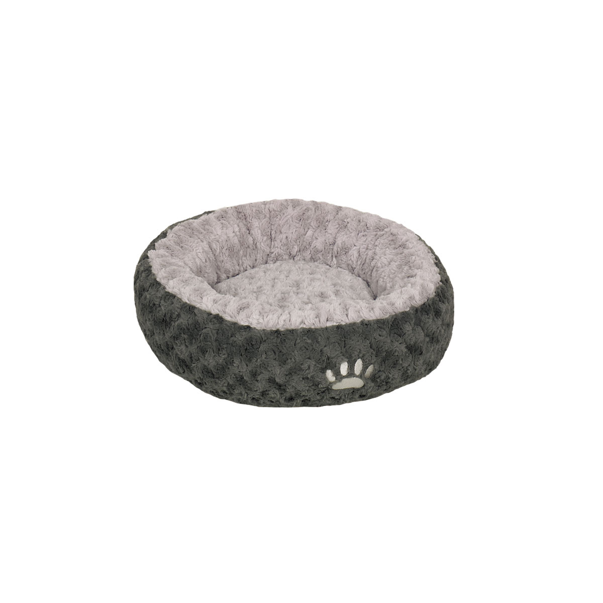 Nobby Komfortbett Donut Seoli Durchmesser 45 cm dunkelgrau/ hellgrau