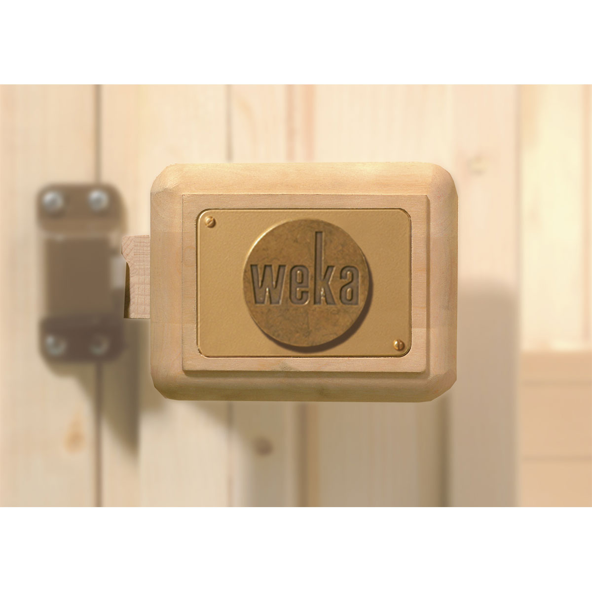 Weka Saunatürgriff-Set für Holztür Bild 2