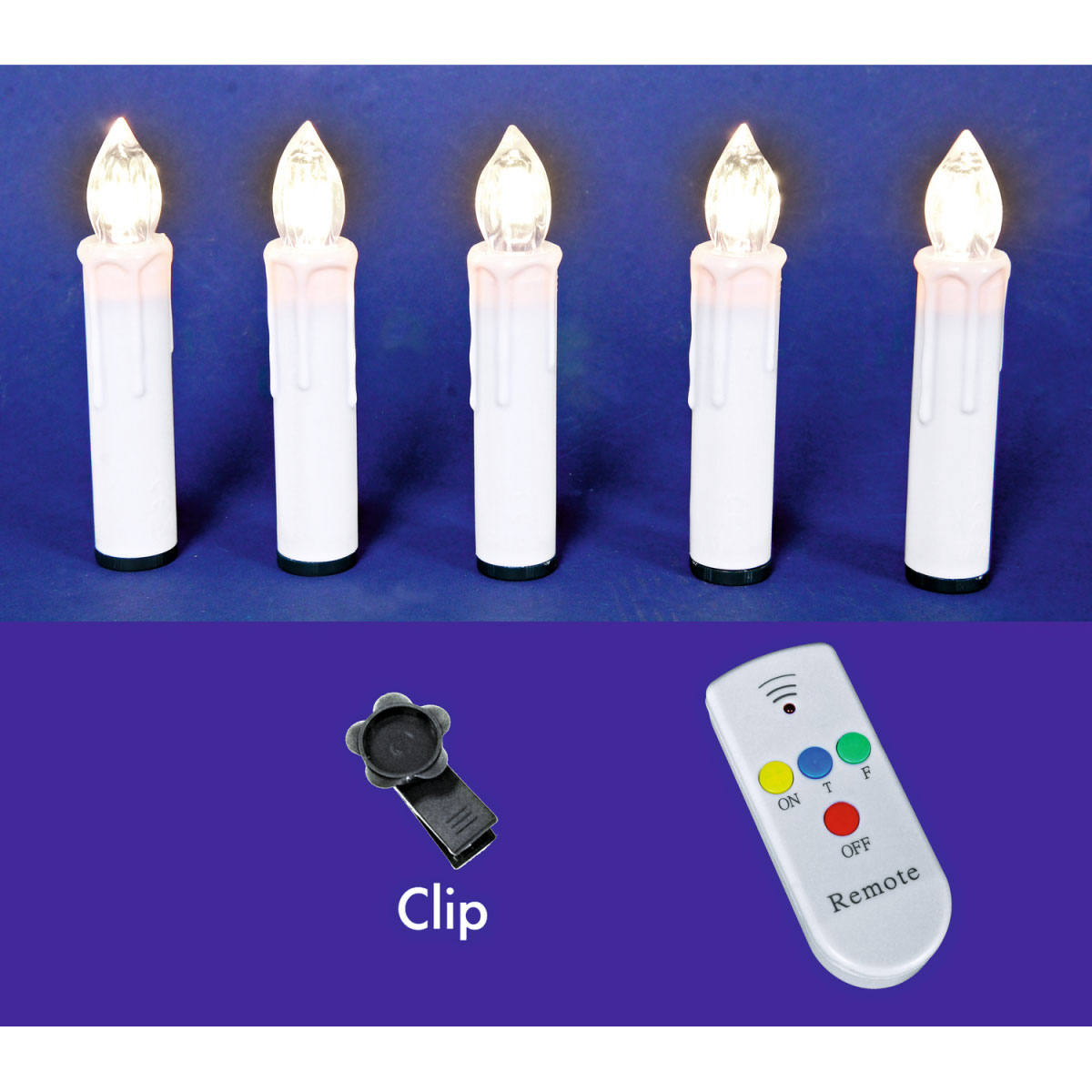 Ambientis LED-Baumkerzen-Set kabellos 10 Stück für Außen Bild 3