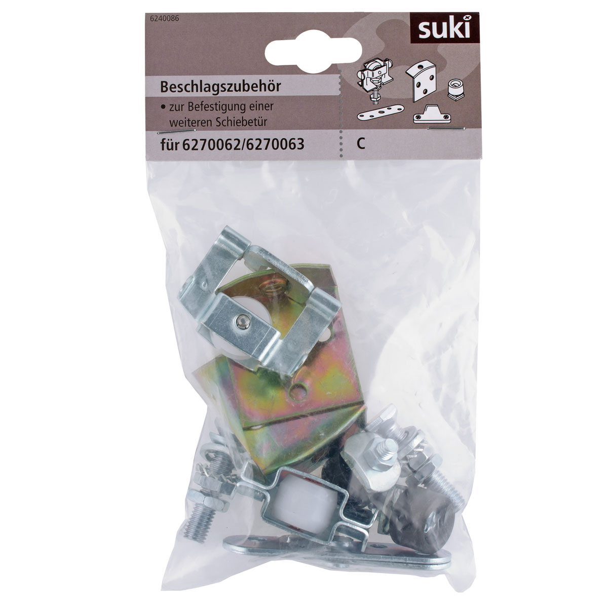 Suki Beschlagszubehör Serie C für Schiebetür-System Bild 1