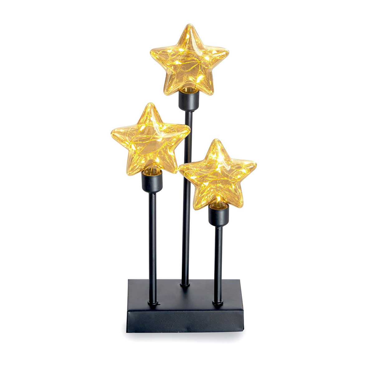 Ambientis LED-Aufsteller Sterne 14,5 x 7 x 32 cm batteriebetrieben