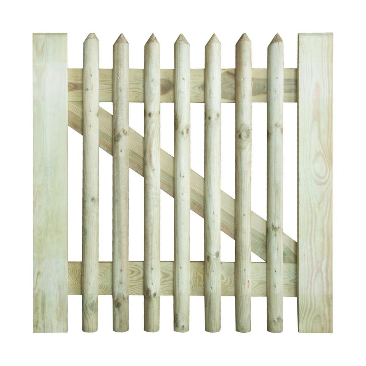 Senkrechtzauntor 100 x 100 cm