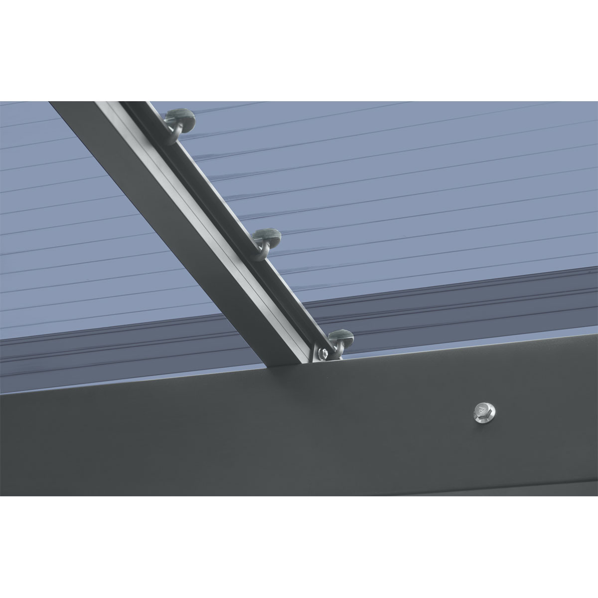 Ximax  Aluminium CarportWing 80" Anthrazit Bild 2