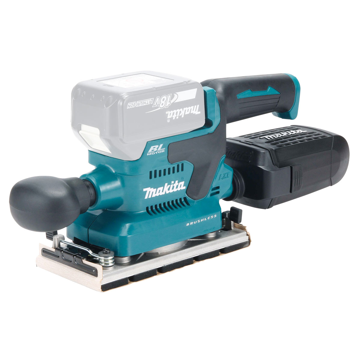 Makita Akku-Schwingschleifer 18V DBO382Z Bild 2