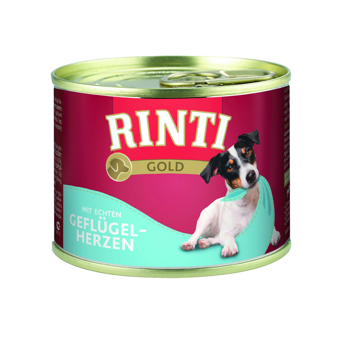Rinti  Fleischstücken Gold Geflügelherzen 185 g