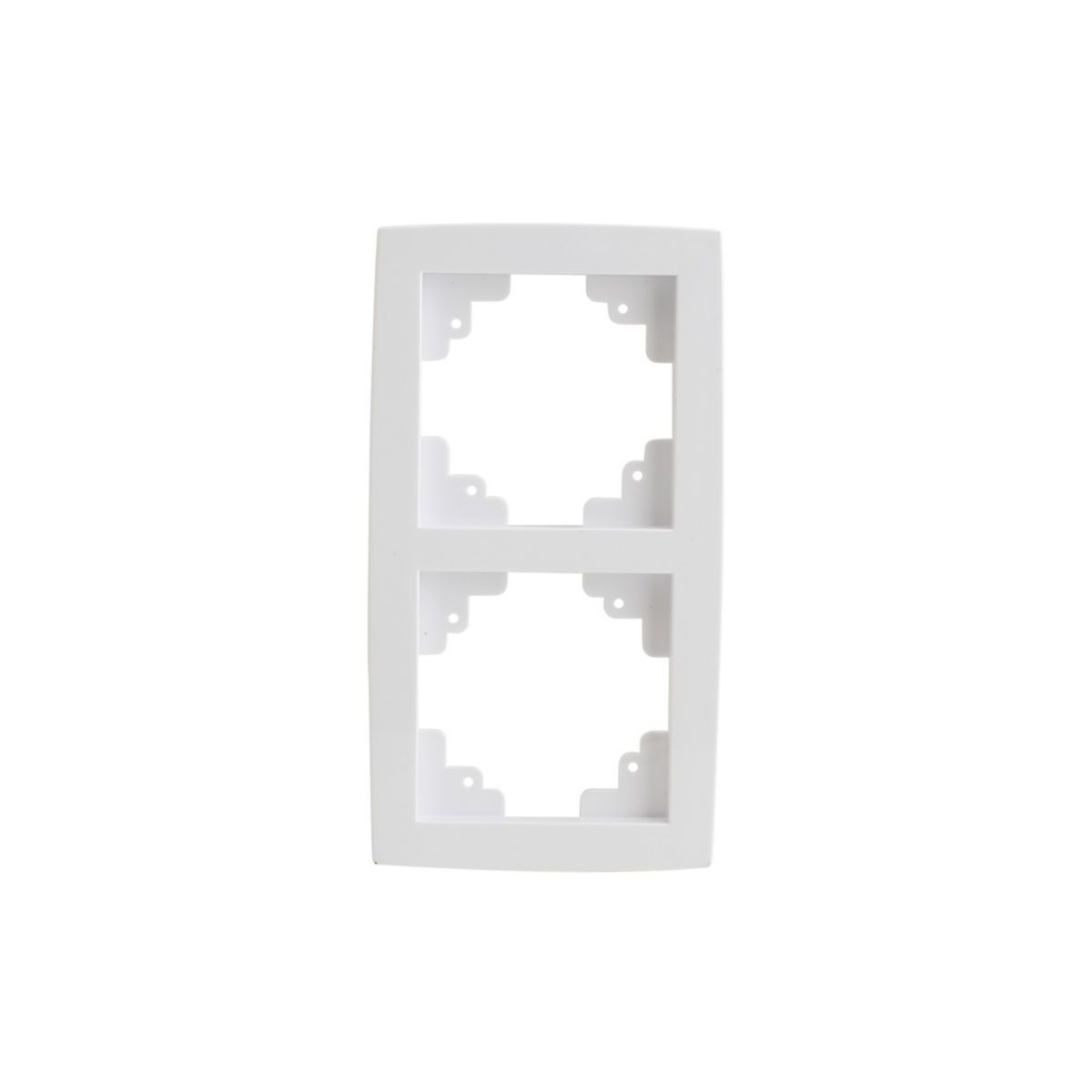 Unitec Abdeckrahmen 2-fach ultraweiß Imola