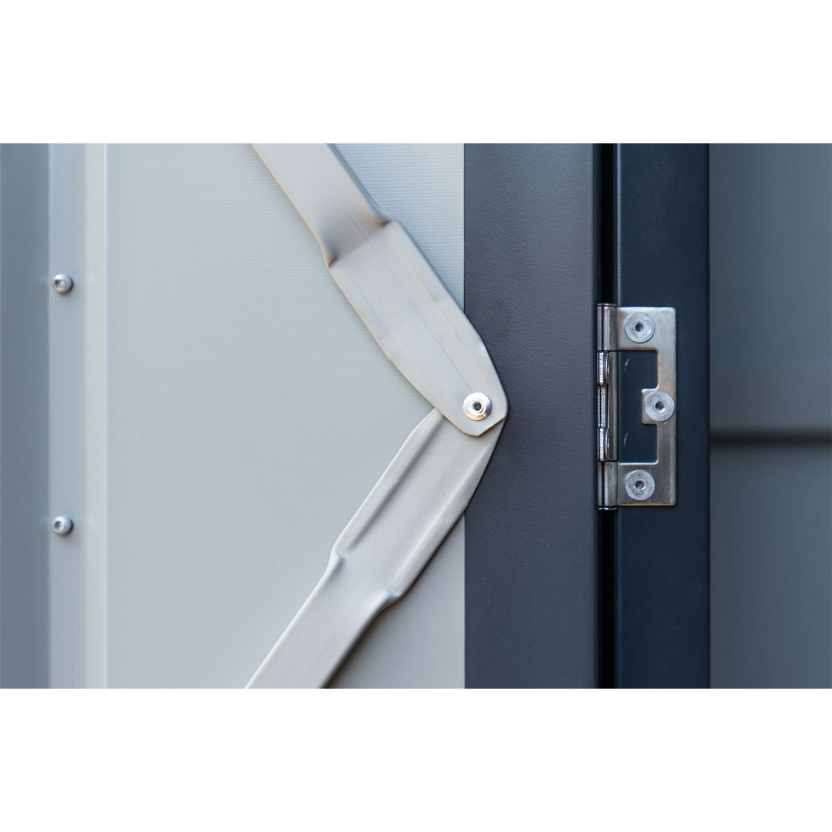 Globel Gerätehaus Lean To 3,4m² anthrazit Bild 5