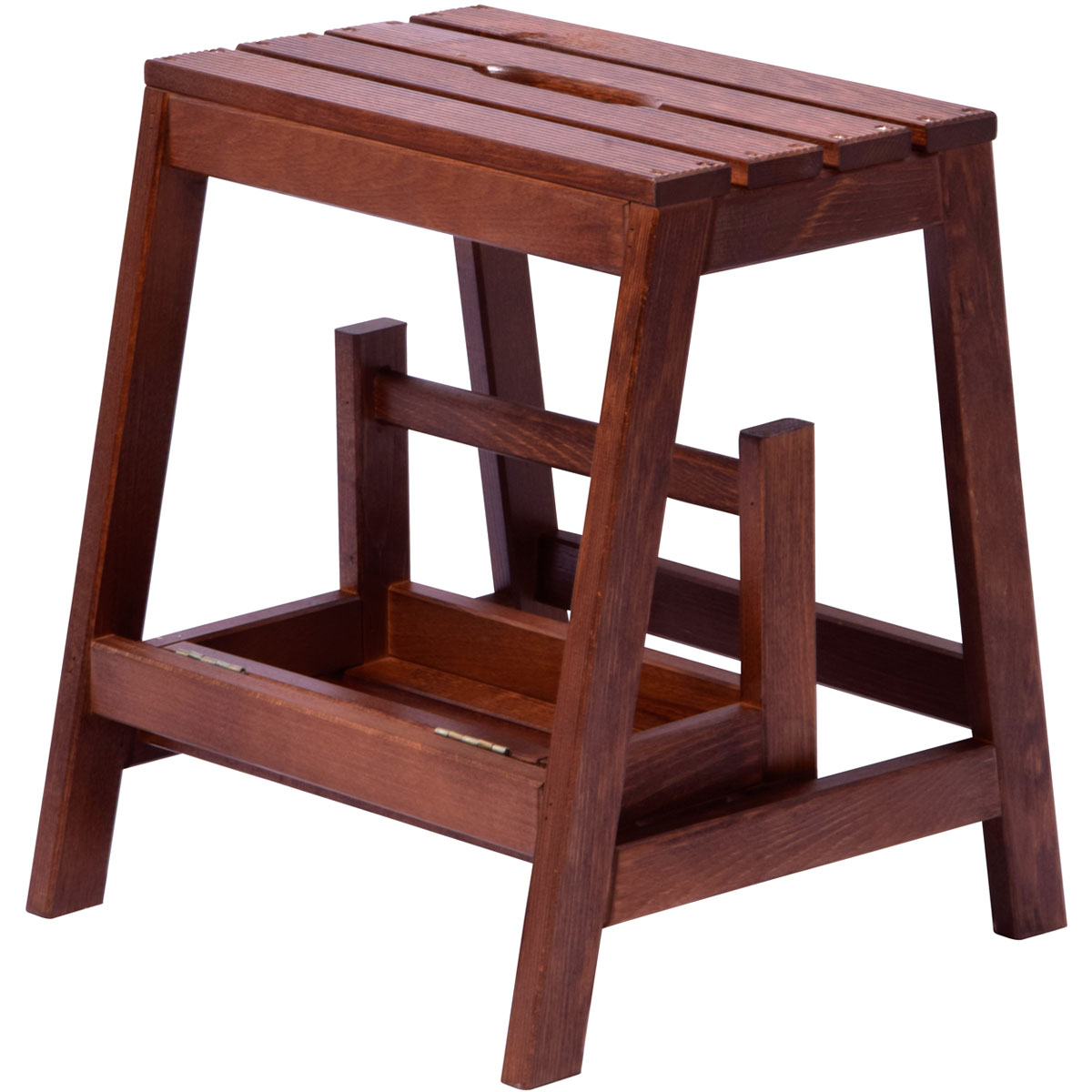 dobar Klapphocker 53/39 x 38 x 45 cm dunkelbraun Bild 8