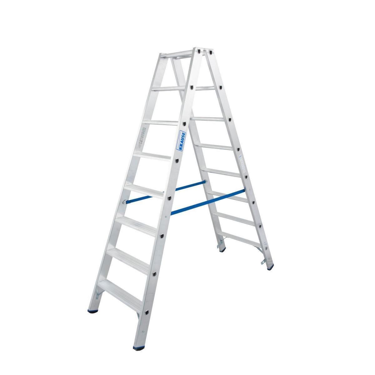 Krause Stufen-Doppelleiter Stabilo 2 x 8 Stufen Bild 1