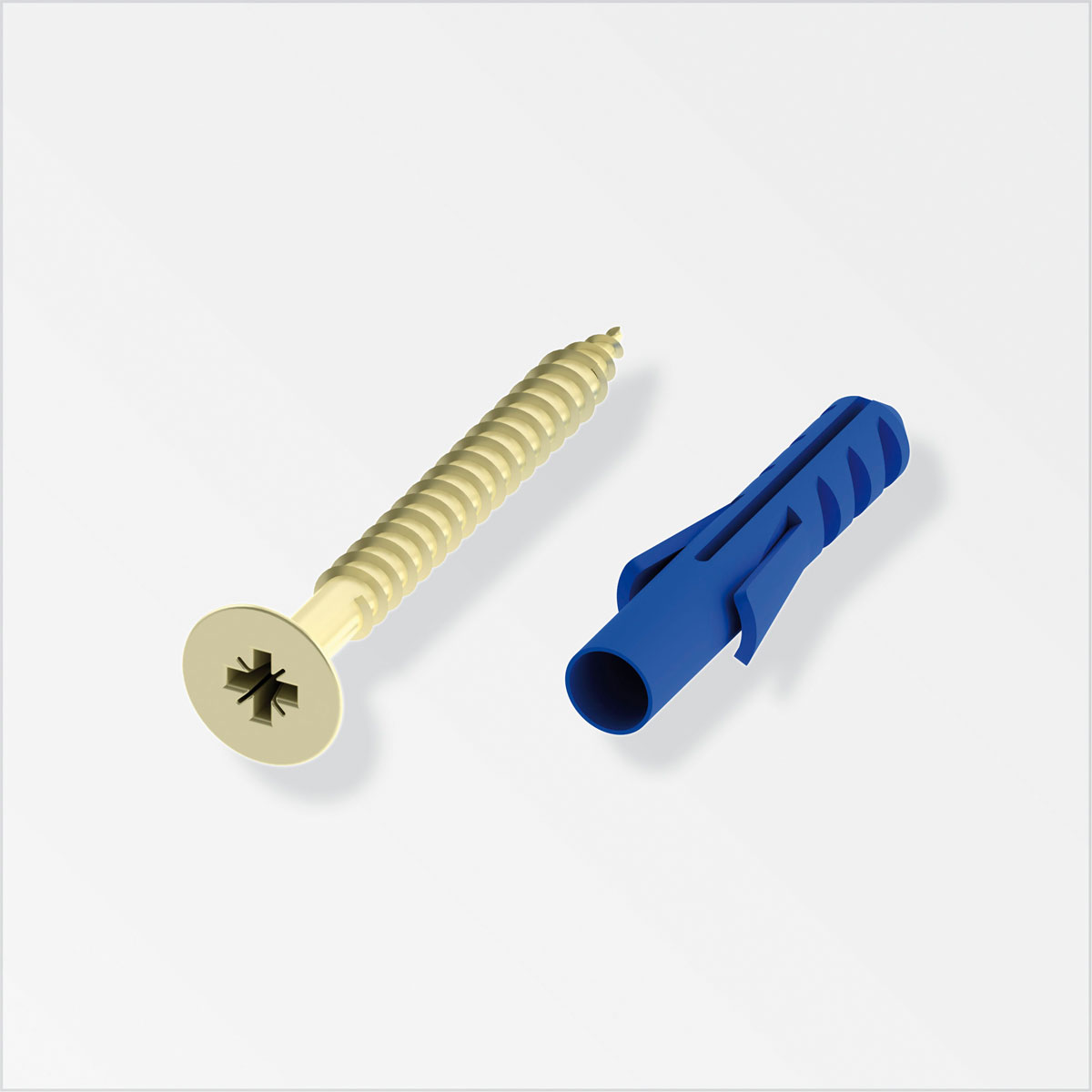Alfer Schraube mitDübel 3 x 30 mm champagner 10 Stück