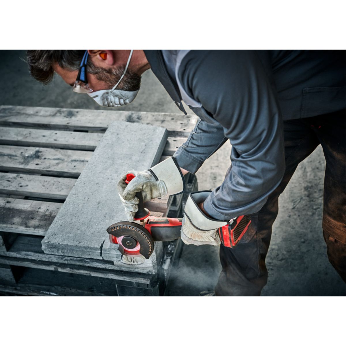 Einhell Akku-Winkelschleifer AXXIO 18/115 Q Bild 3