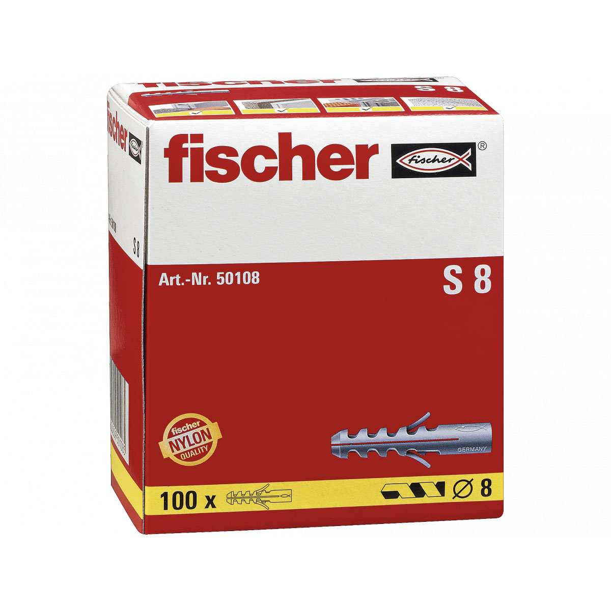 Fischer  Dübel S 8 100 Stück Bild 2