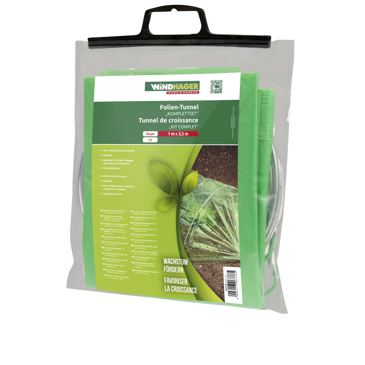 Folien-Tunnel 3,5 x 1 m