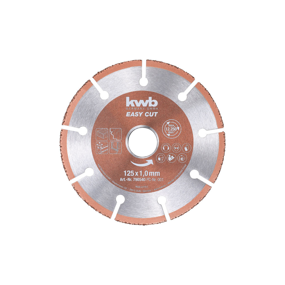 kwb  Trennscheibe Easy Cut Durchmesser 125 mm Bild 1