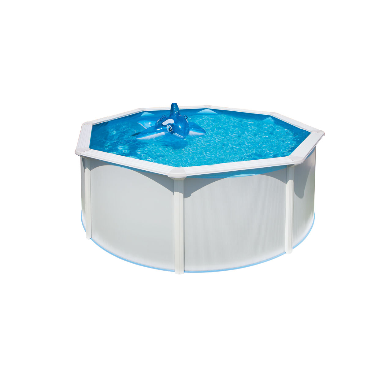 Stahlwandpool-Set Highline Durchmesser 350 x 132 cm inkl Leiter