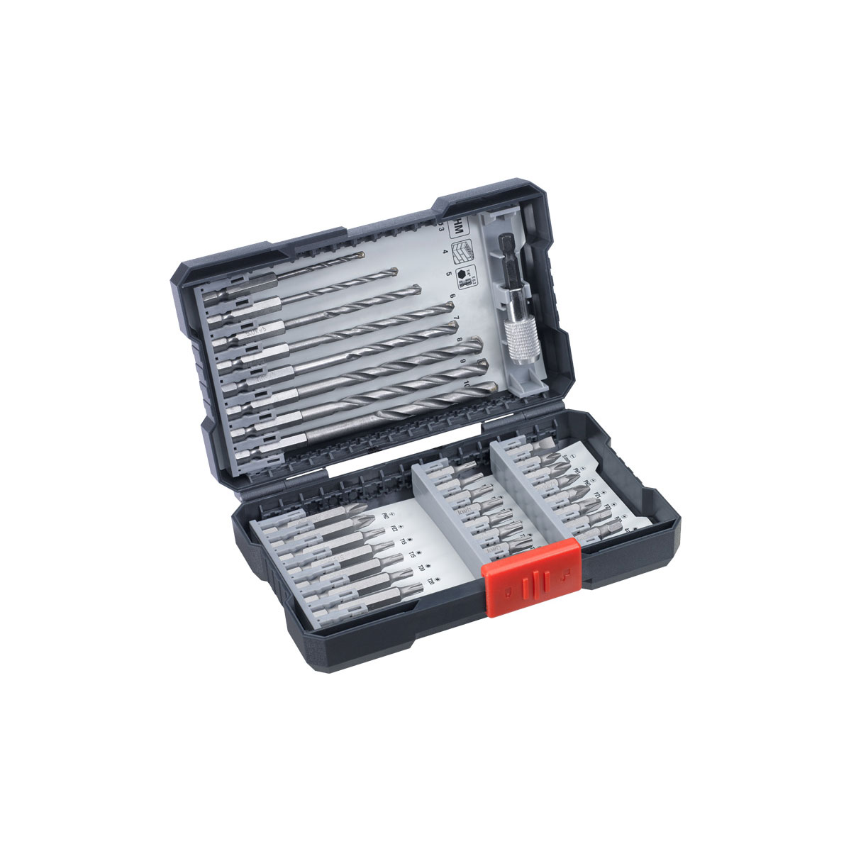 kwb  Bit-Bohrerbox 33 teilig inklusive L-Box