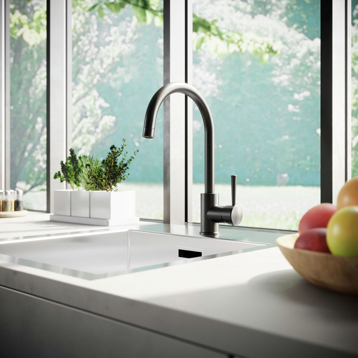 Lenz  Küchenarmatur MANA schwarz Bild 2