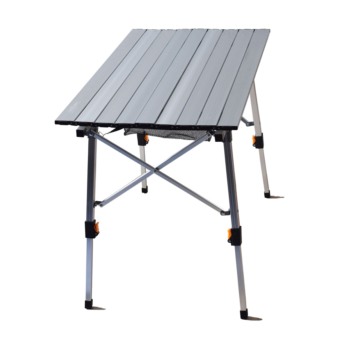 highfeld Klapptisch Campingtisch mit Ablagenetz