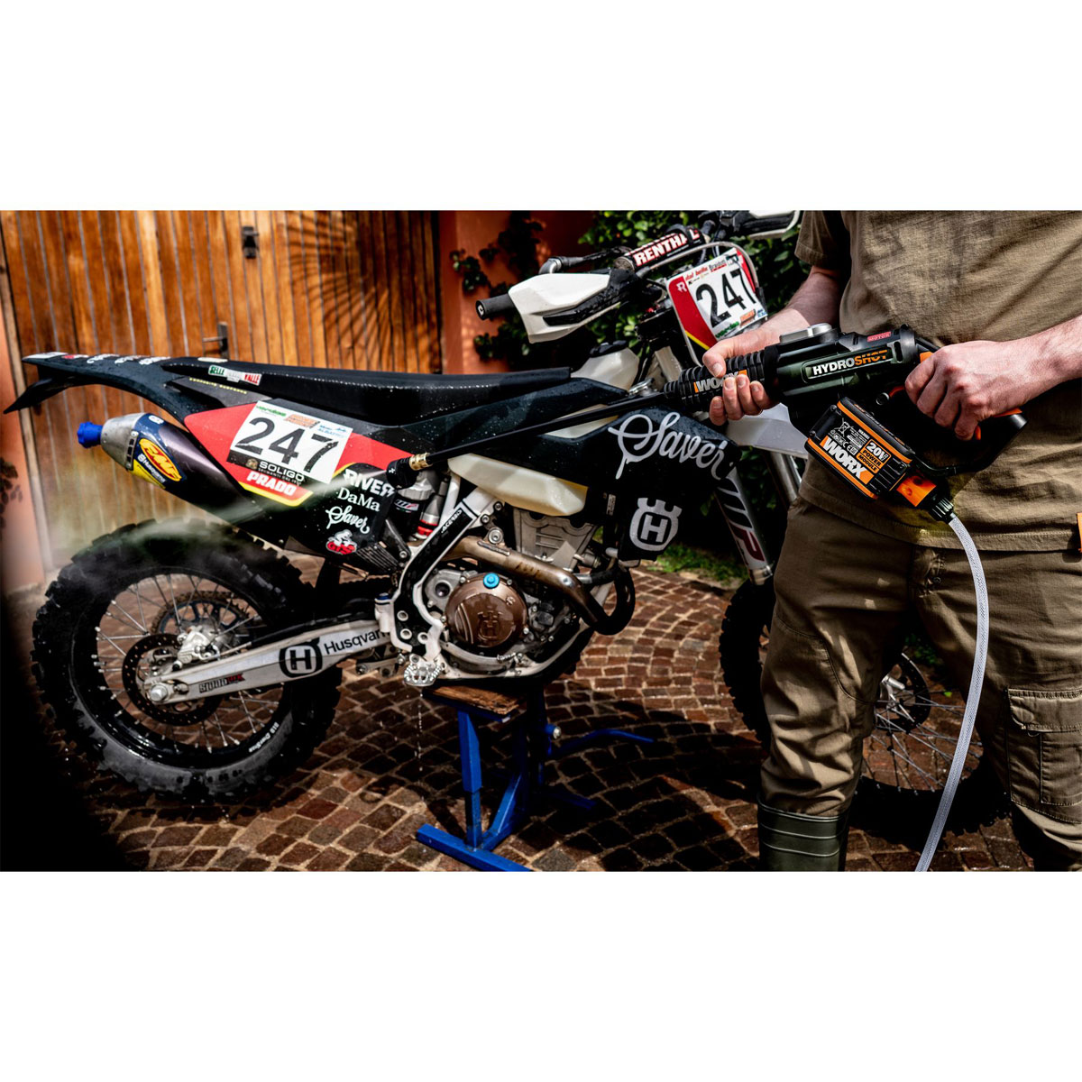 Worx Druckreiniger-Set Hydroshot 8-teilig Bild 7