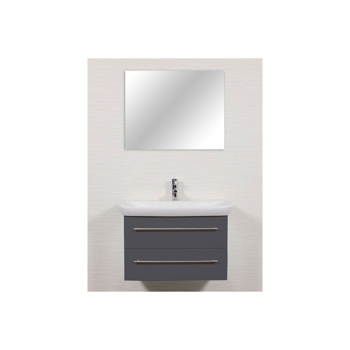 GEBERIT Waschbecken MyDay 80 cm mit passendem Unterschrank 