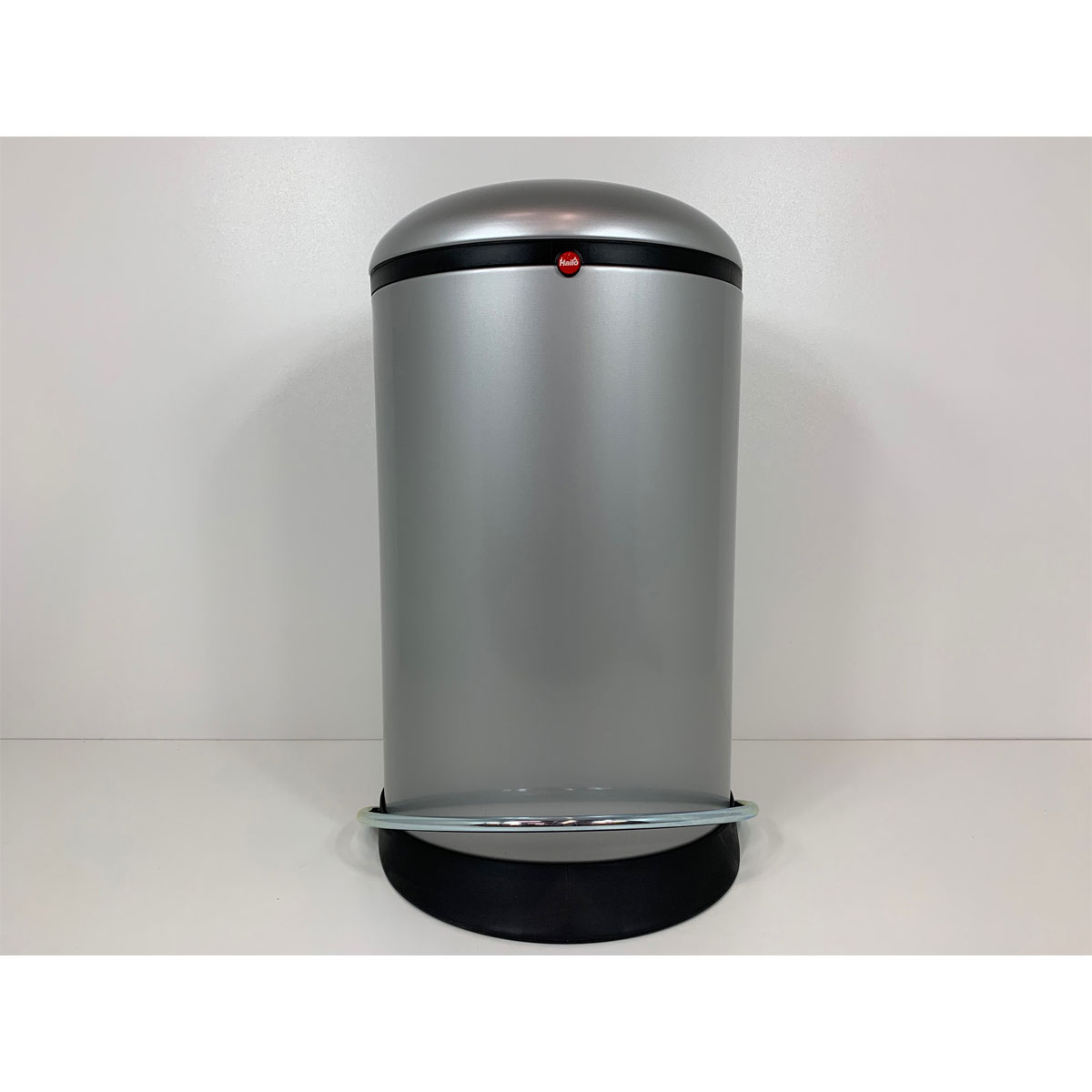 Hailo Design-Tret-Mülleimer Harmony M silber | silber | 237307