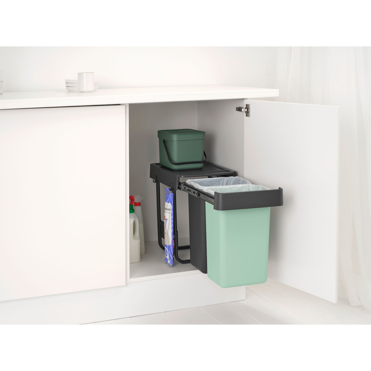 Einbaumülleimer Sort & Go 2 x 15L Bild 4