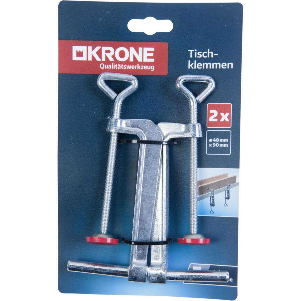 Krone Tischklemmen für Spanner 2 Stück Bild 1