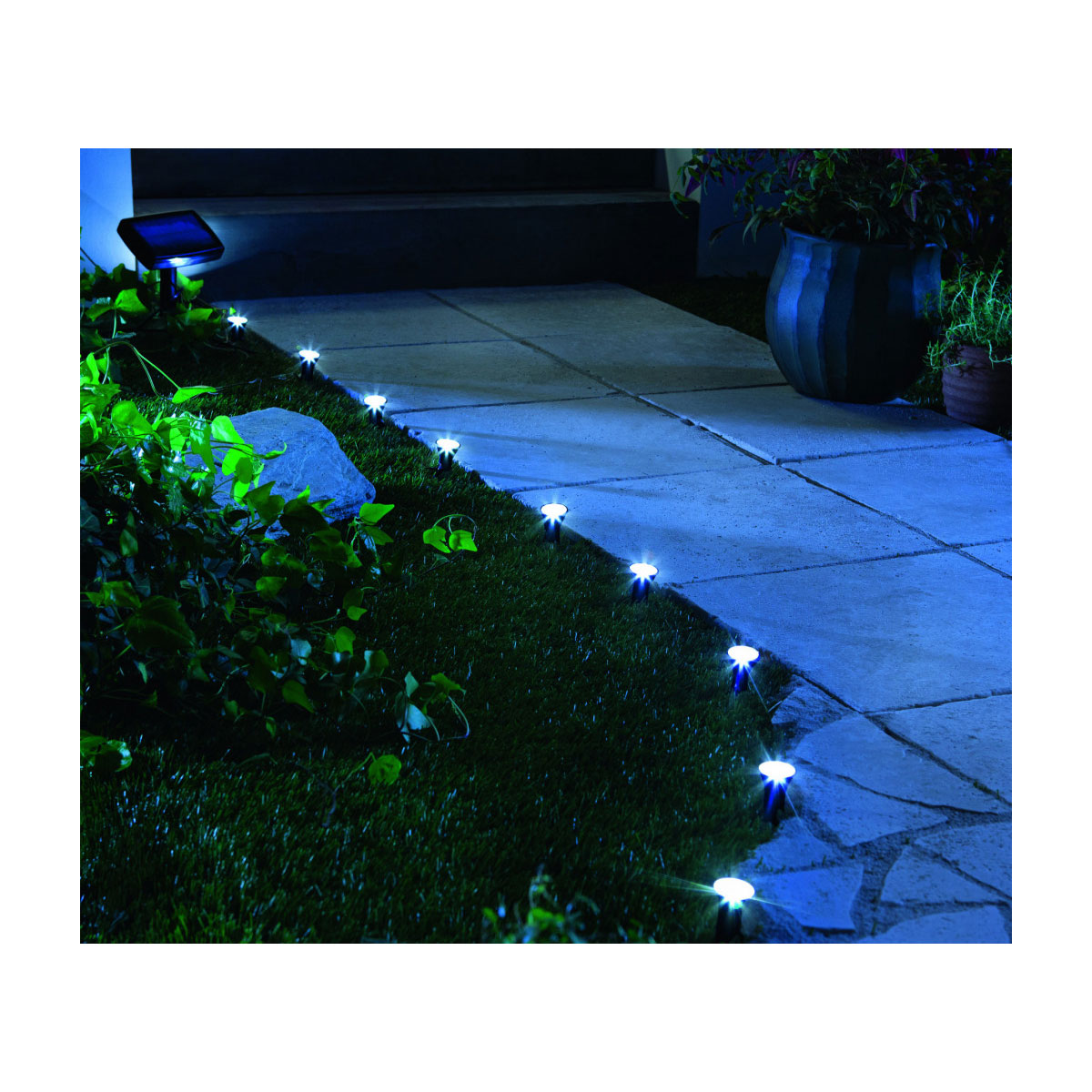 Flector Garten LED-Solar-Spotlichterkette inkl 10 Spots Bild 2