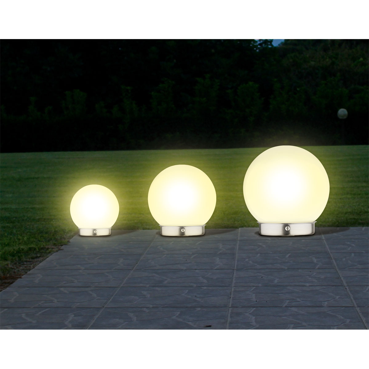 Flector Garten SolarKugelleuchte Durchmesser 20 cm weiß Ø 20 565807