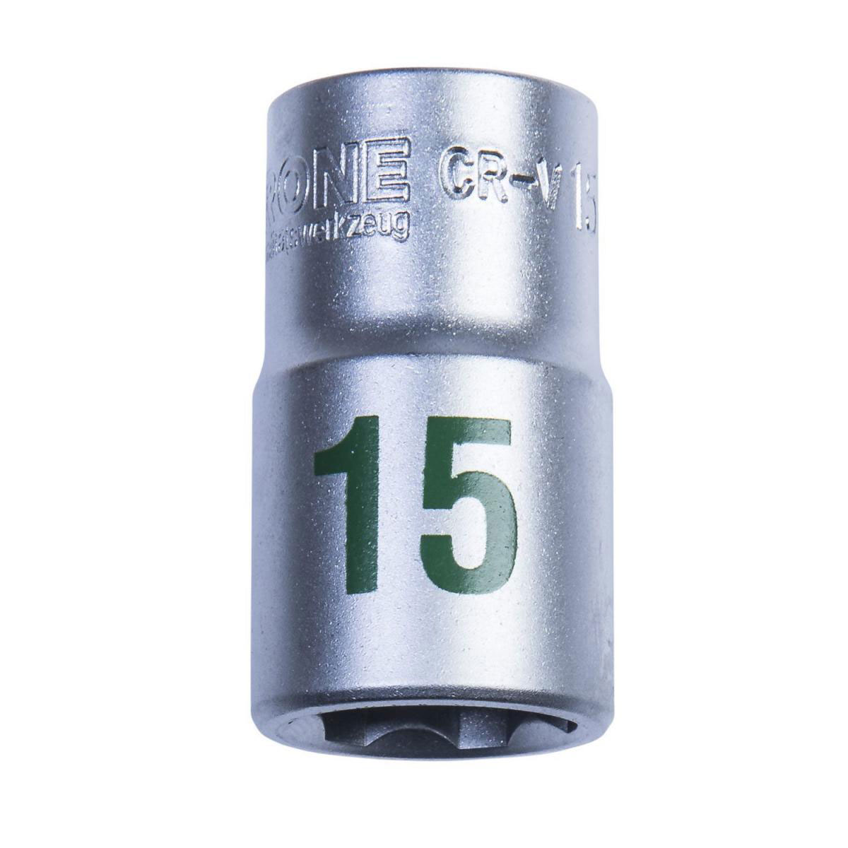 Krone Steckschlüsseleinsatz 1/2 Zoll 15 mm Bild 2
