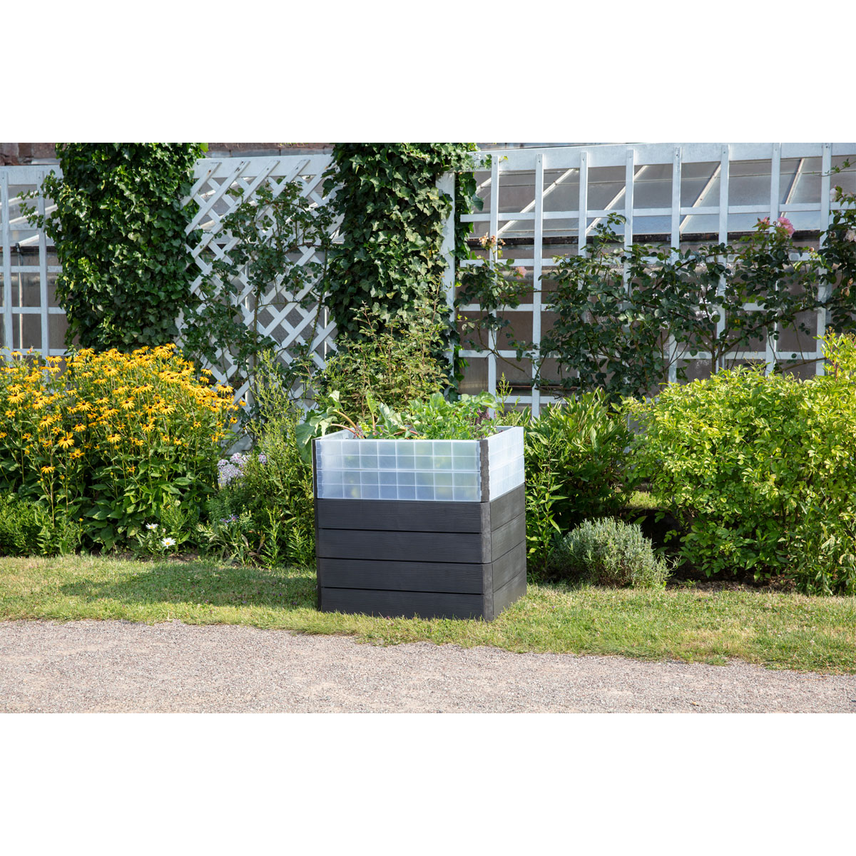 Garantia Hochbeet ERGO QUADRO Turbo M 75 Wood inkl FLORA Bild 6