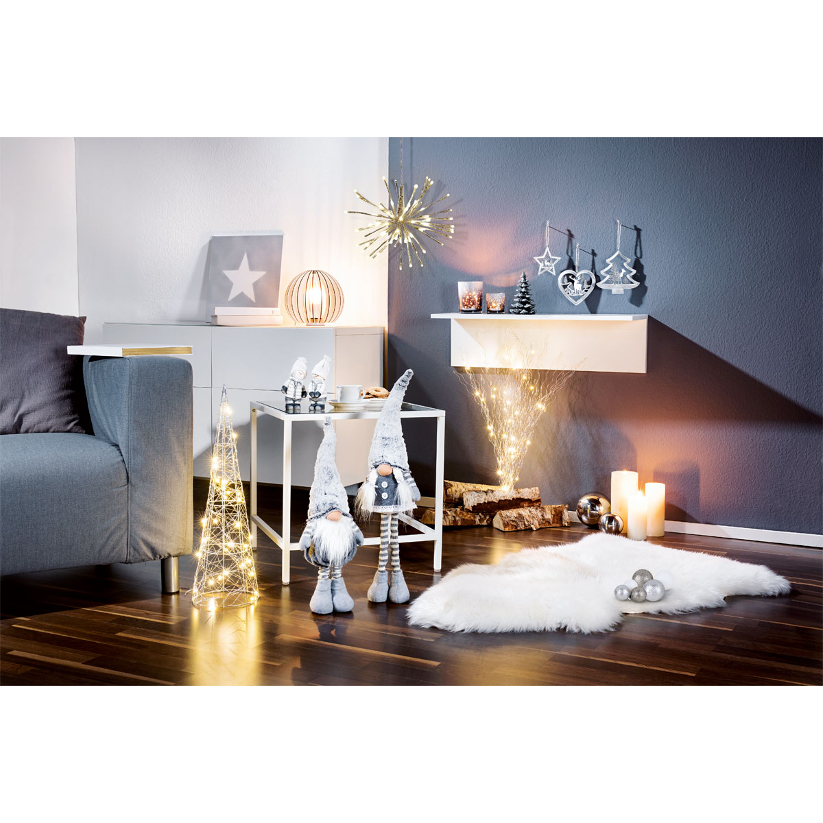 Silberner-LED-Stern Bild 7