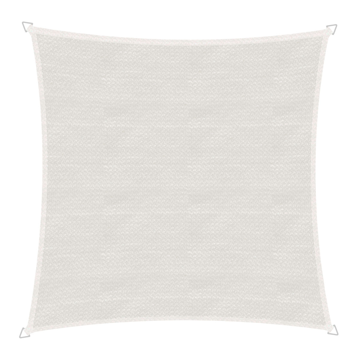 Sonnensegel Capri quadratisch 5 x 5 m weiß