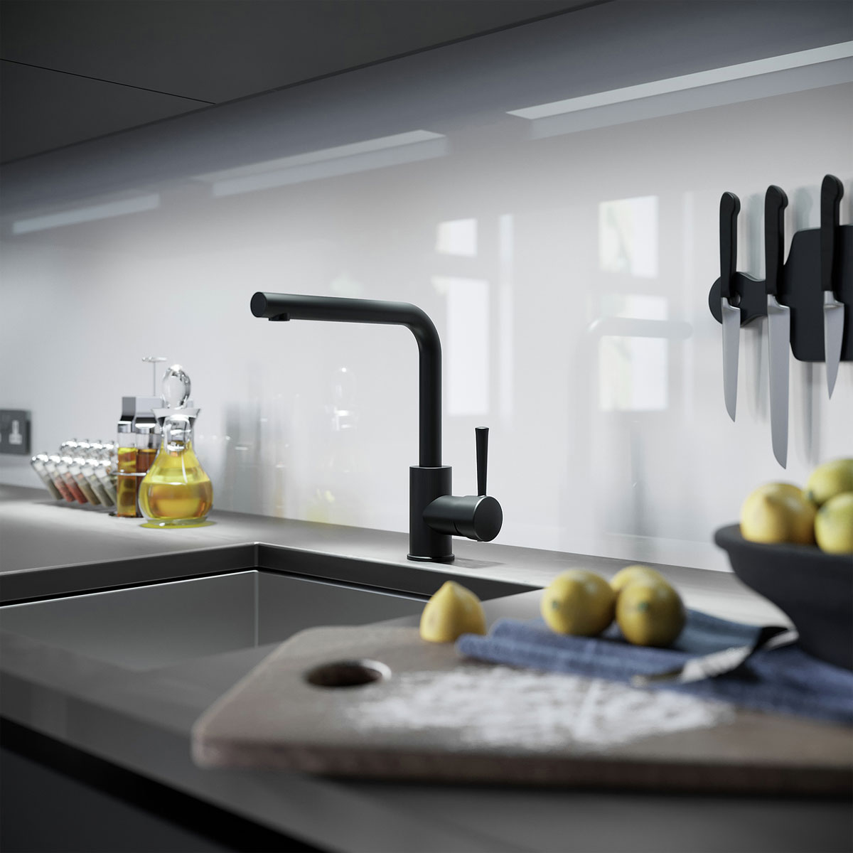 Lenz  Küchenarmatur OLINA schwarz Bild 2