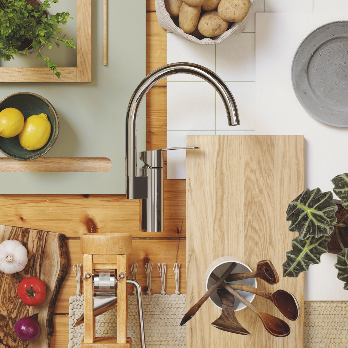 Grohe Einhand-Spültischbatterie Wave Cosmopolitan  1/2" Bild 5