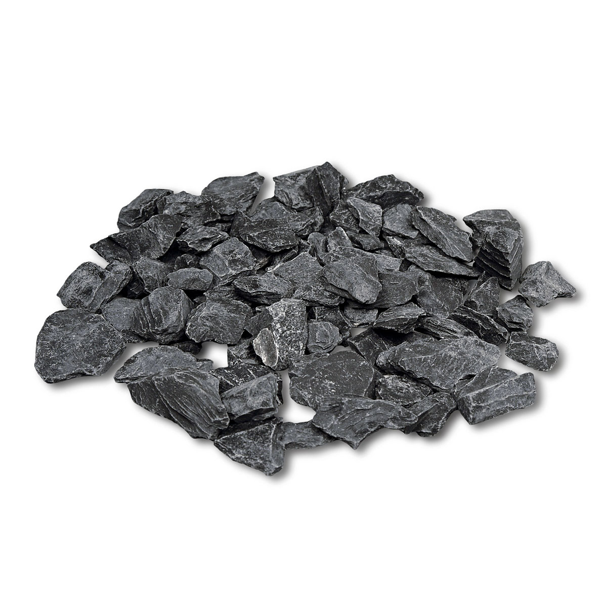 Schiefersplitt Canada Slate Carrara 30-60 mm 25 kg Bild 2