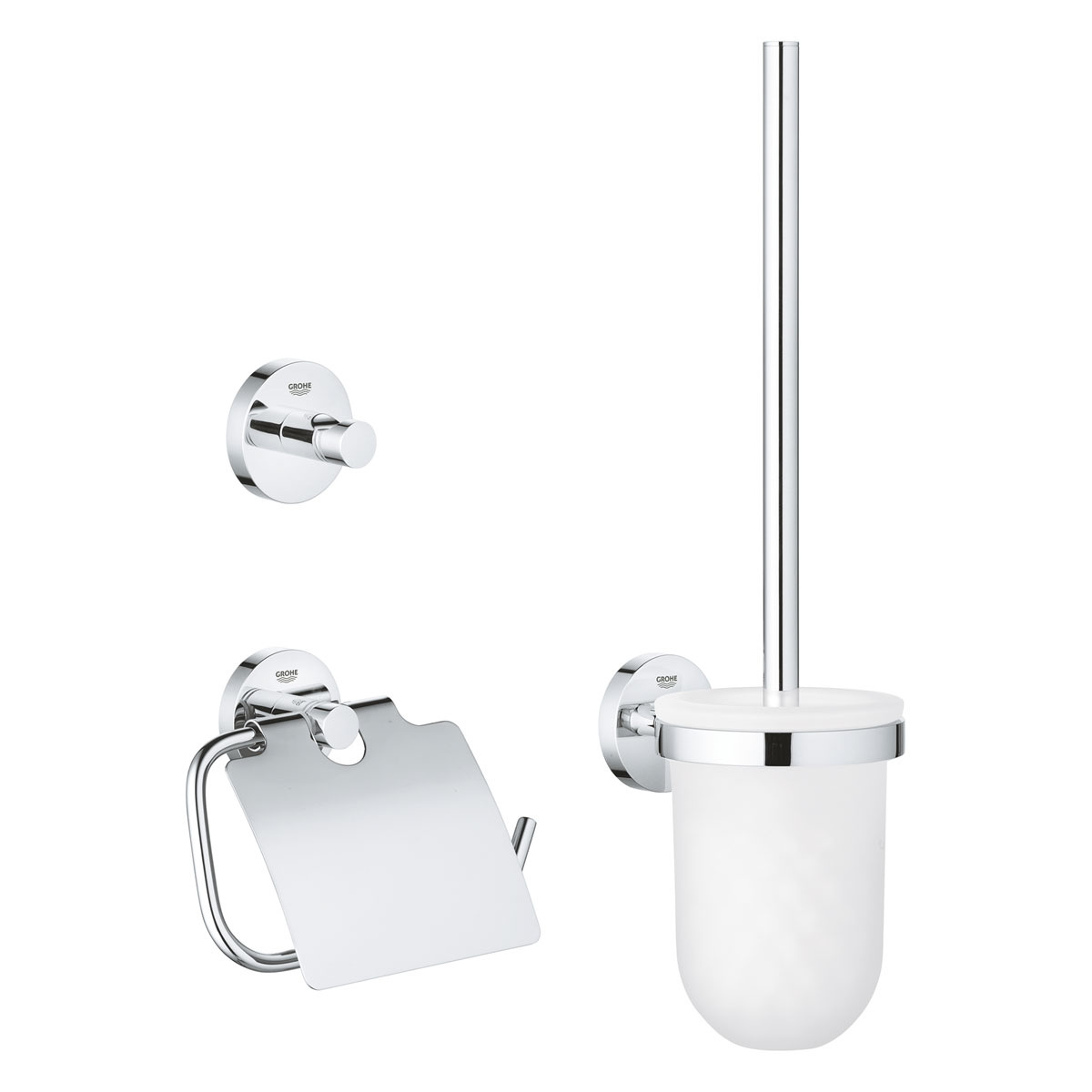 Grohe WC-Set Essentials 3-in-1 chrom