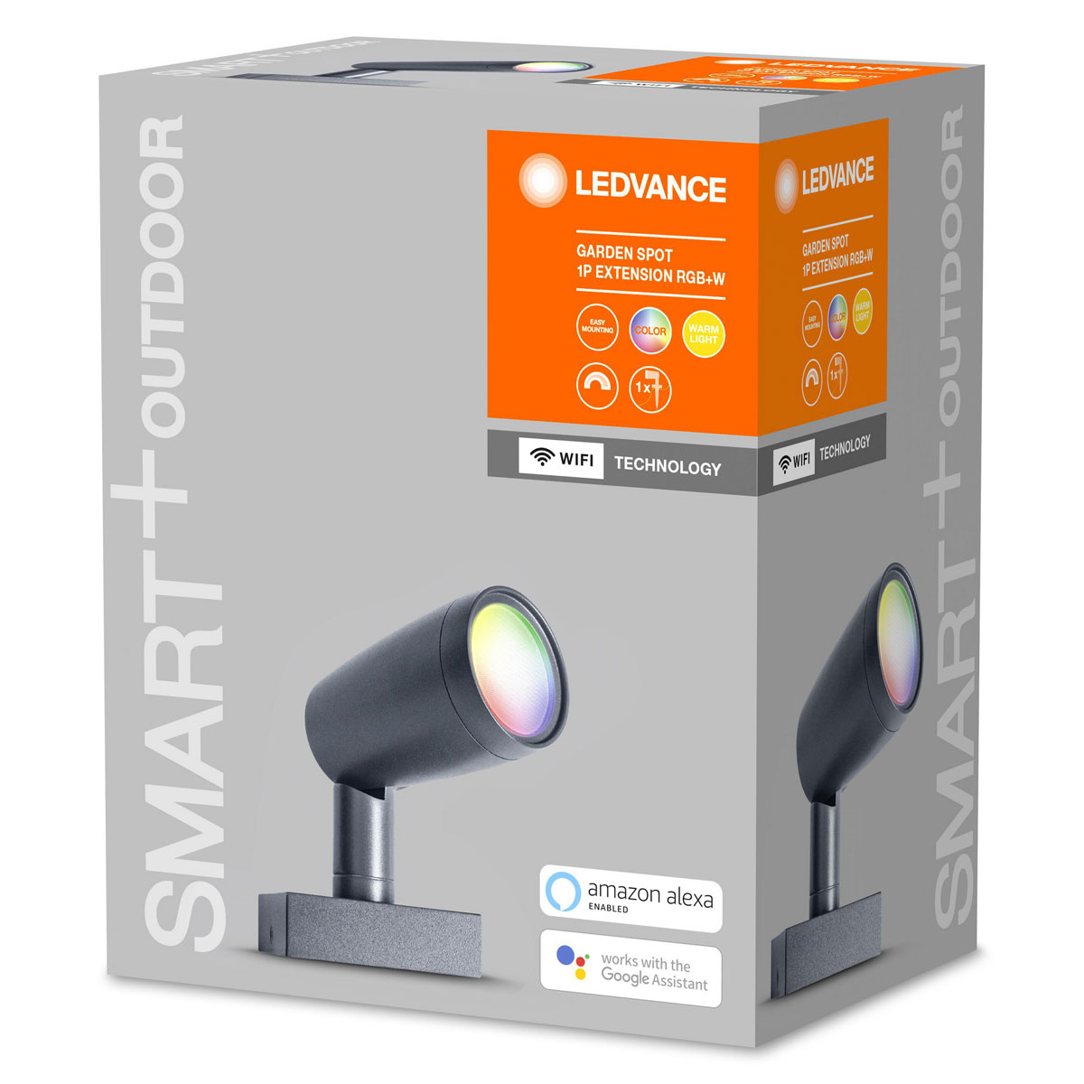 Ledvance SMART+ Außenleuchte Garden Spot 1 Spot Erweiterung grau Bild 5