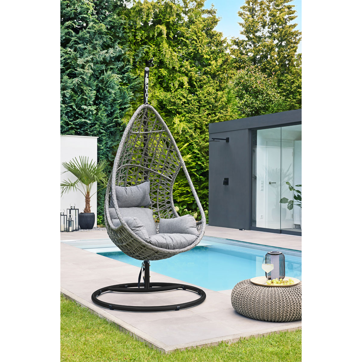 Haveson Hängesessel Aurela Stahlgestell Bild 5