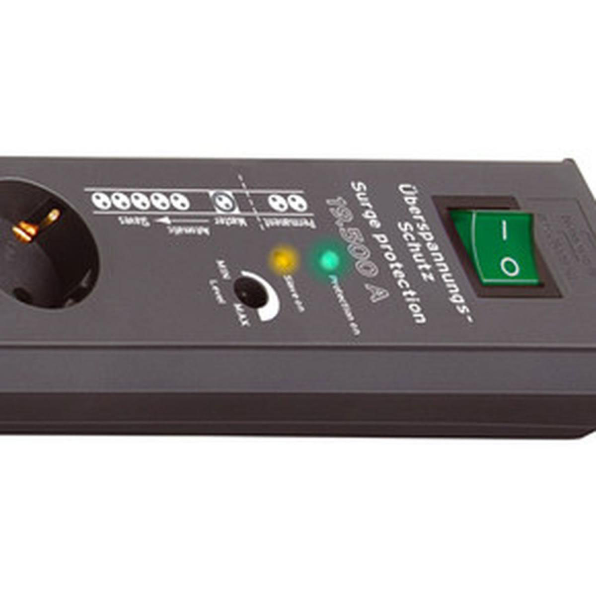 Brennenstuhl Steckdosenleiste Secure-Tec 8-fach anthrazit Überspannungsschutz Master Slave Funktion 3 m Kabel Schalter Bild 4