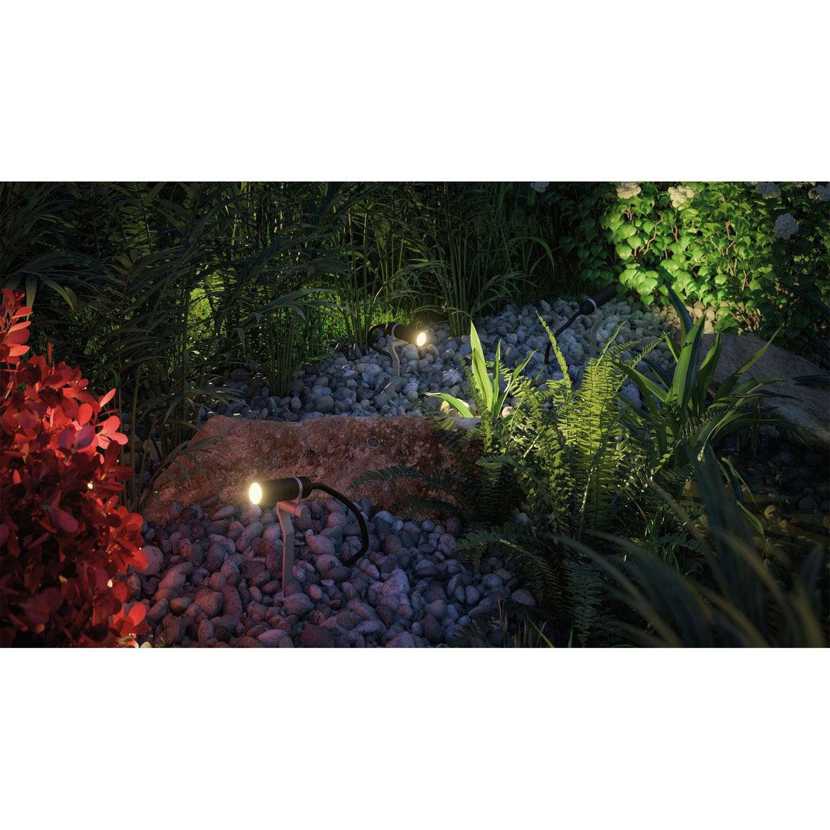 Paulmann Outdoor Plug und Shine Spotlight Plantini anthrazit Alu Bild 3