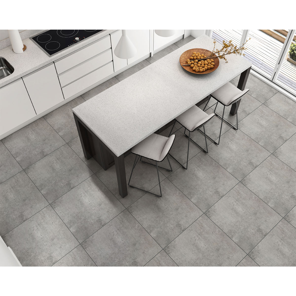 Feinsteinzeug You grey 59,8 x 59,8 cm Bild 2