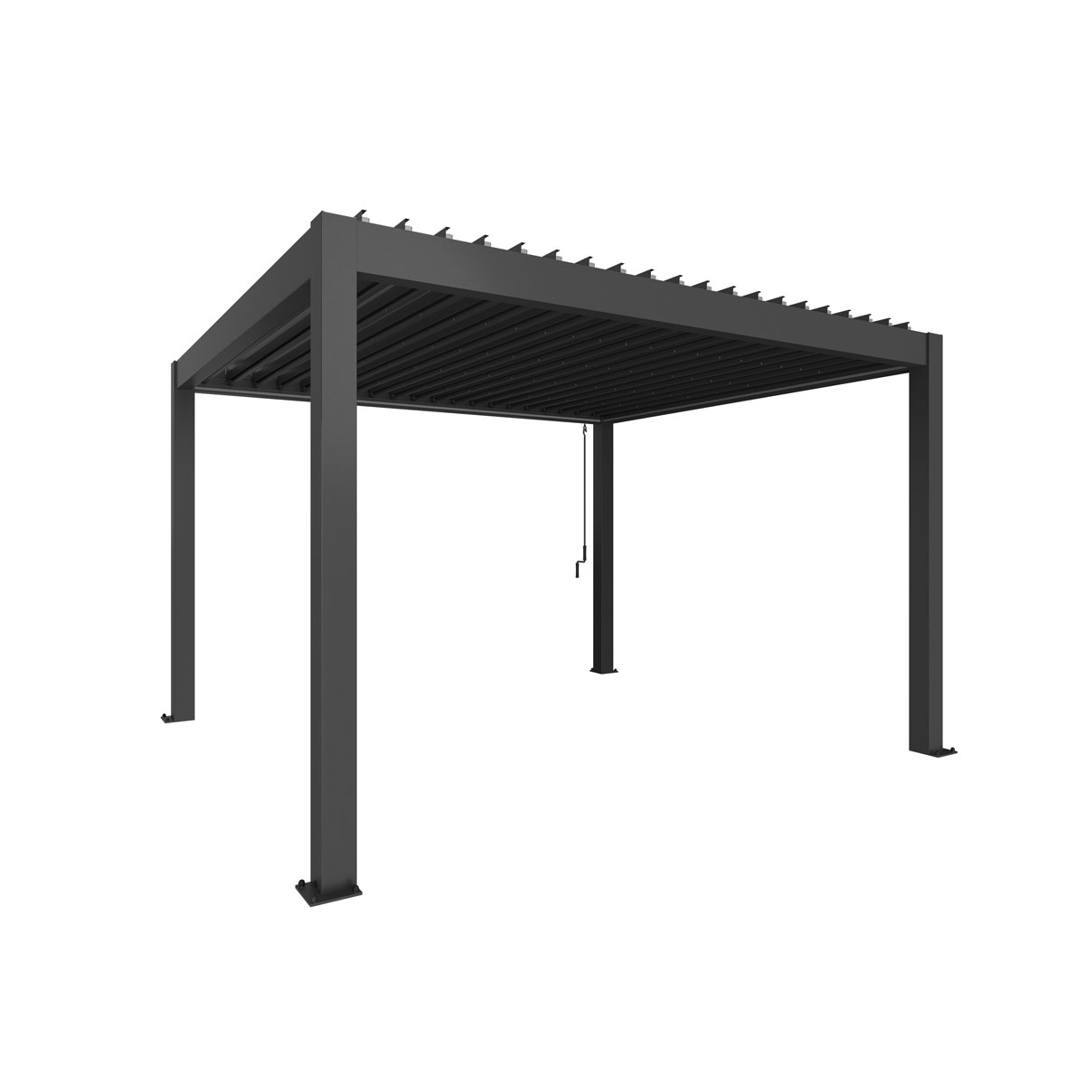 Biohort Pergola Gr. 4 x 3,5 dunkelgrau-metallic