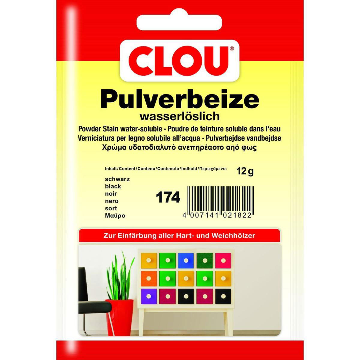 Clou Pulverbeize Schwarz 12 g
