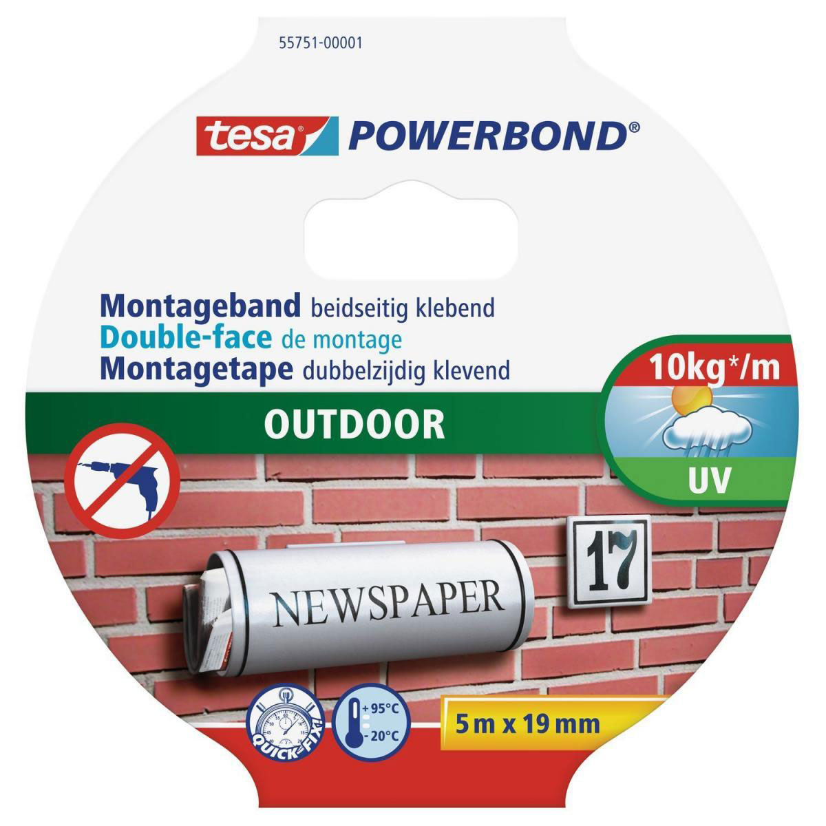 Tesa Powerbond 5mx19 mm