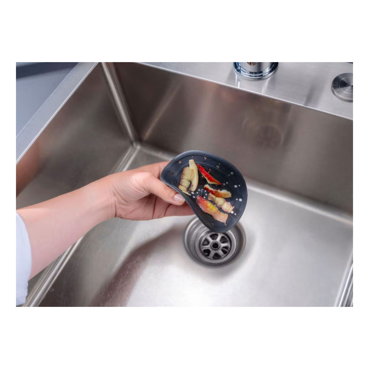 Wenko Abfluss-Sieb Silikon Mod. Sava für gängige Spül- und Waschbeckenabflüsse Bild 3